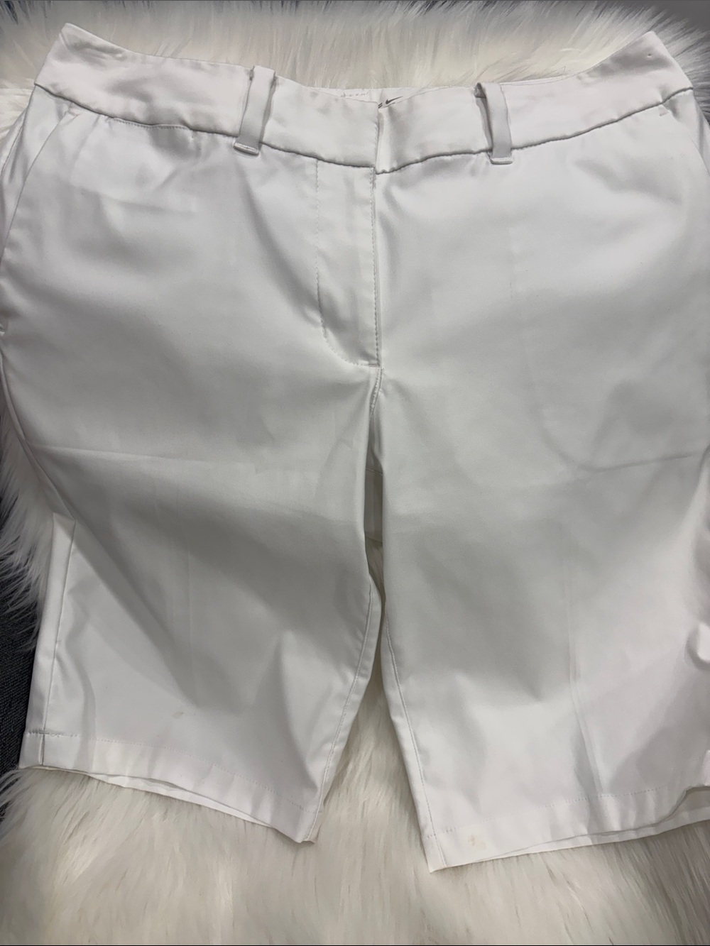 NIKE GOLF dri-fit Bermuda shorts women’s 4 PURE WHITE